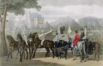 The Start, Engraved by R. Woodman by James Barenger